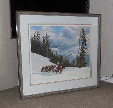 PAUL CALLE'S 'INTO THE GREAT ALONE' FRAMED SIGNED NUMBERED PRINT