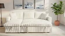 Modern Cloud Sectional Sofa – Elegant White - Photo 2