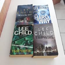4LIVRES DE LEE CHILD: 2 TRIPWIRE 2 HARDWAY DIFFÉRENTS: $5.00CHAQ