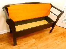 Bench with Seat Storage and Cushion - Photo 3