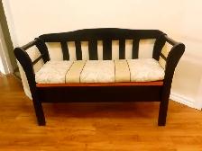 Bench with Seat Storage and Cushion - Photo 4