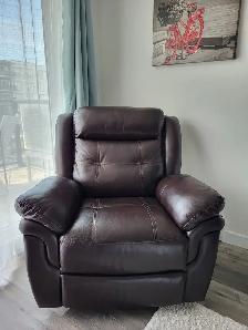 Leather Reclining Living Room Furniture Set $1200 - Photo 2