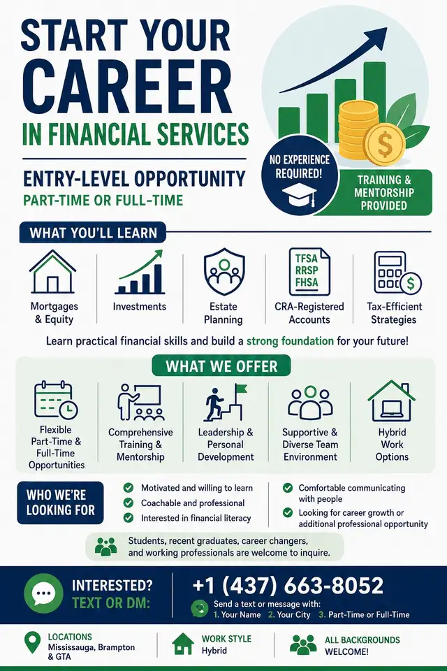 Financial Service (Part time/ Full time)