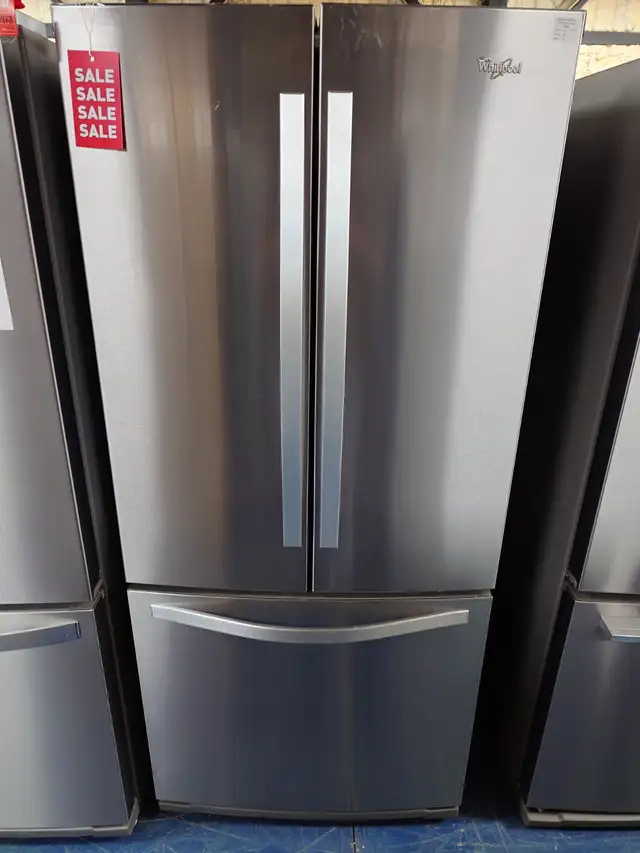 Whirlpool '30' Stainless Steel French Door Fridge on Sale‼️