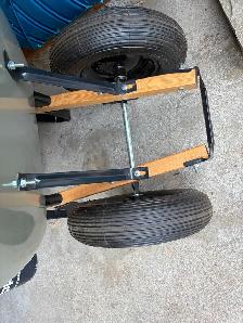 Wheelbarrow - dual wheel - heavy duty - new