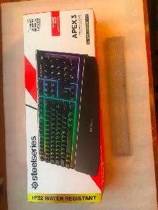 Clavier SteelSeries Apex 3 RGB Gaming Keyboard – 10-Zone RGB Ill