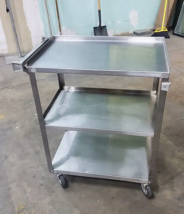 Lakeside 3 Tier Stainless Steel Utility Cart