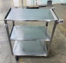 Lakeside 3 Tier Stainless Steel Utility Cart - Photo 3