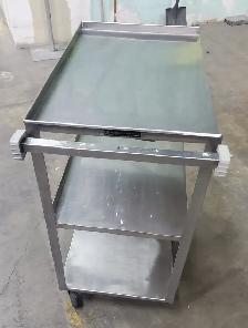 Lakeside 3 Tier Stainless Steel Utility Cart - Photo 4
