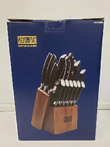 (B586) Hoshanho X0041ZPEH5 Long Series 16-Piece Chef Knife Set - Photo 3