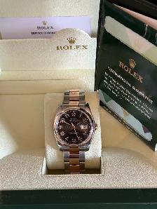 Rolex Datejust Two-Tone Rose Gold 36mm Full Set