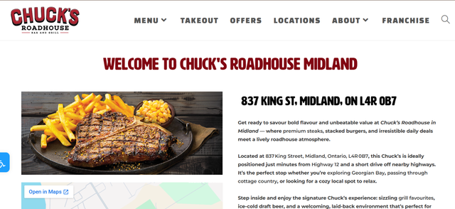 Cook - Chucks Roadhouse Midland