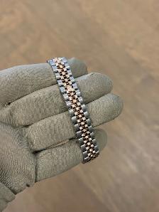 Rolex Datejust 28mm Rose Gold Two-tone Diamond IX Full Set - Photo 7