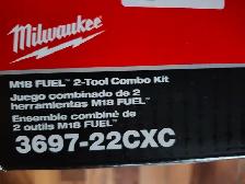Milwaukee M18 FUEL 3697-22CXC drill,impact,batteries,charger OBO - Photo 5