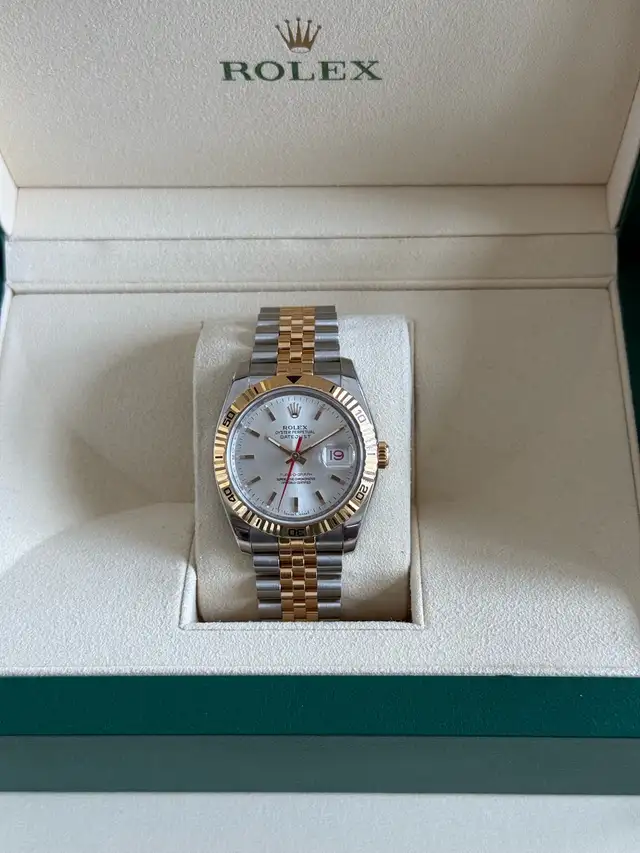 Rolex Datejust Rose Gold Turn-O-Graph Two-Tone 36mm