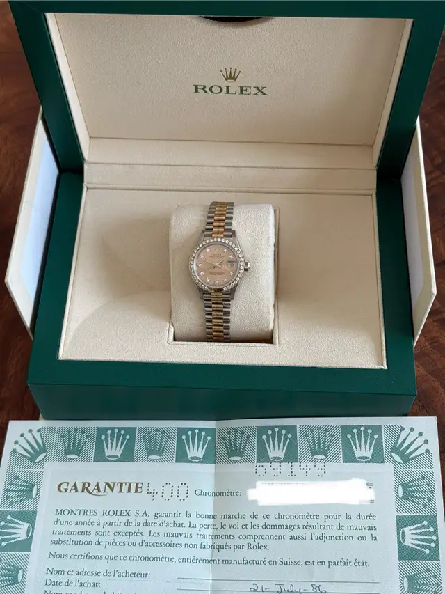 Rolex Ladies Presidential 26mm Tridor All Factory Mint!