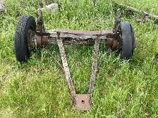 Wagon Wood Axle