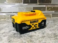 New Dewalt 20V Max XR 4AH Lithium Ion Battery