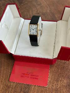 Cartier Tank Louis Cartier Ultrathin 18kt Gold Very Rare