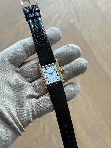 Cartier Tank Louis Cartier Ultrathin 18kt Gold Very Rare - Photo 6