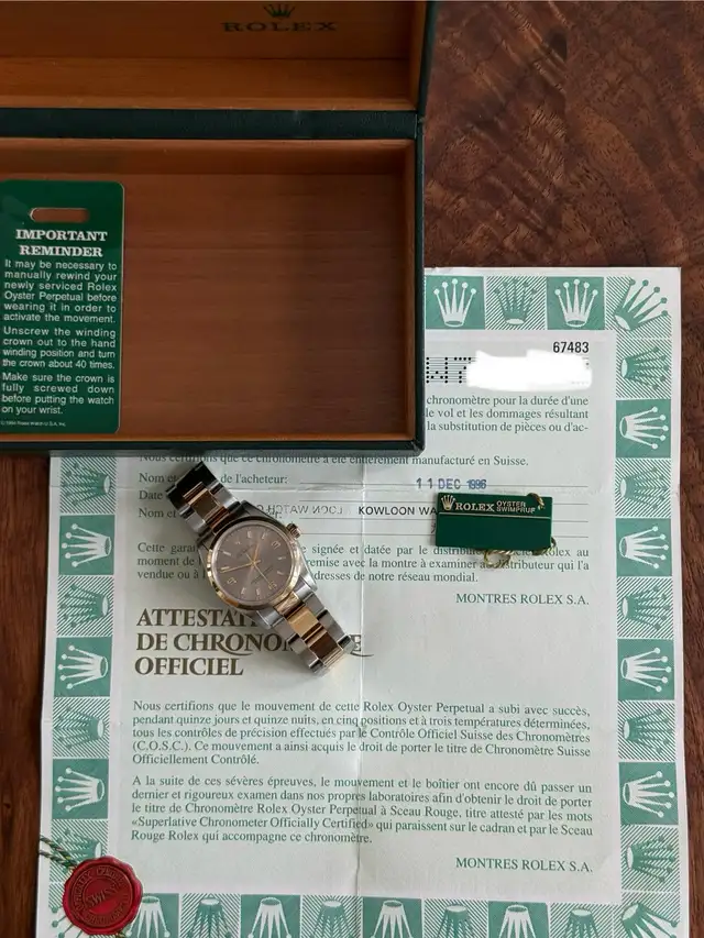Rolex Oyster Perpetual 31mm Two-tone