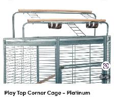 Large corner parrot cage-NEW in box - Photo 2