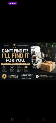 Can't find something, We'll find it for you
