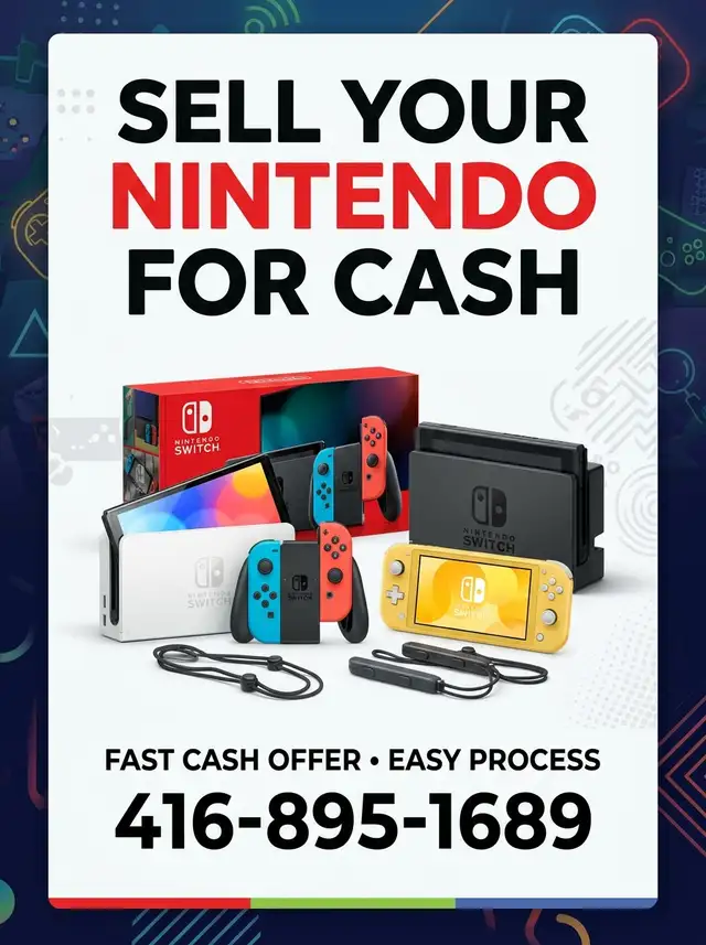 Buy & Sell Nintendo Consoles – Fast Cash Offers