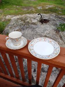 Noritake Meadow Ivory China Cup and Saucer Set