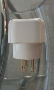 Adaptateur de prise Europe vers Canada blanc - Photo 3
