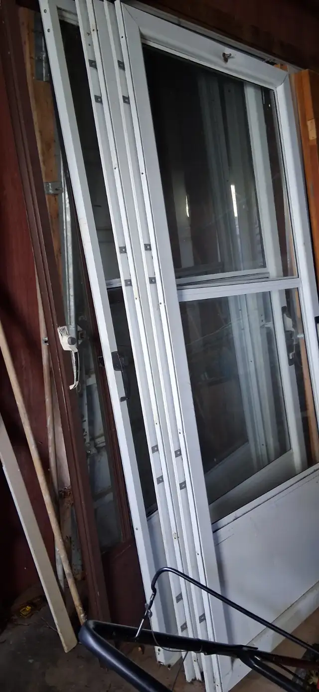 Out door aluminum doors.