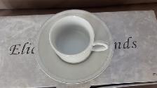 SETNEUF ÉLICA HOMETENDANCES PORCELAINE 6TASSES 6 SOUCOUPES$15.00 - Photo 3