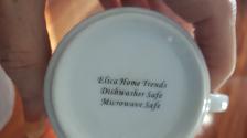 SETNEUF ÉLICA HOMETENDANCES PORCELAINE 6TASSES 6 SOUCOUPES$15.00 - Photo 4