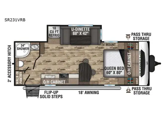 2021 Venture RV Stratus Ultra-Lite SR231VRB