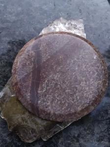 Brown Simple Agate Plates Engraved with Moon symbols - Photo 2