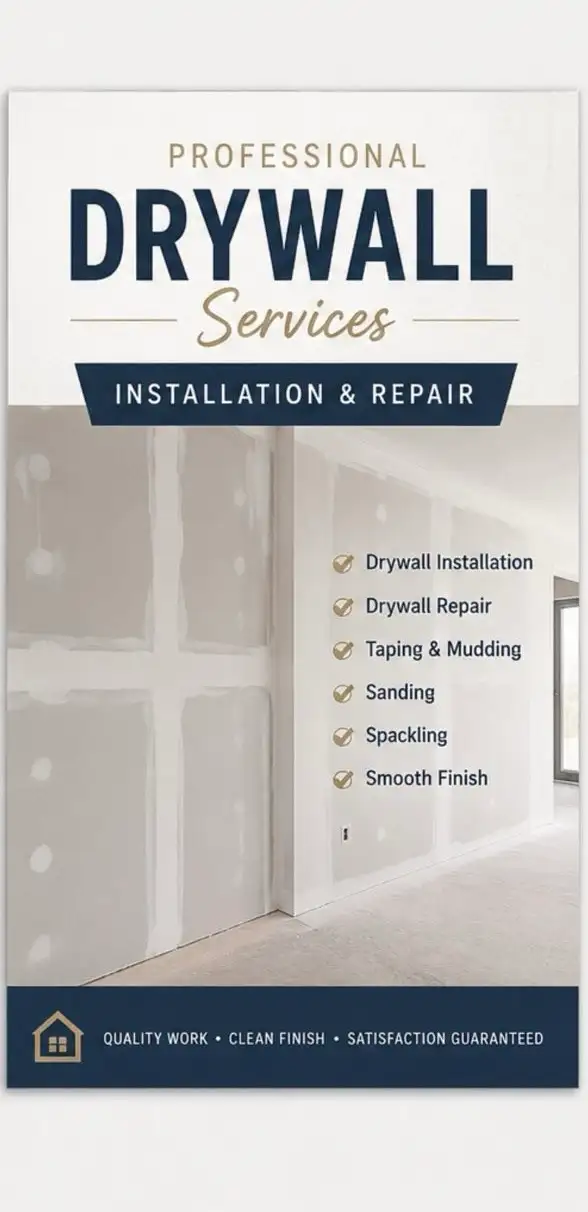 Drywall Repair & Finishing