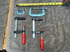 4 Assorted Clamps Tools !