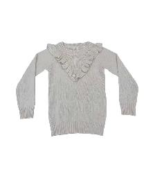 Btween Girls' Ivory Knit Sweater – Size L/G (10/12) - Photo 2