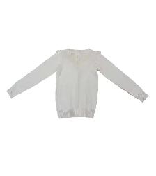 Btween Girls' Ivory Knit Sweater – Size L/G (10/12) - Photo 4