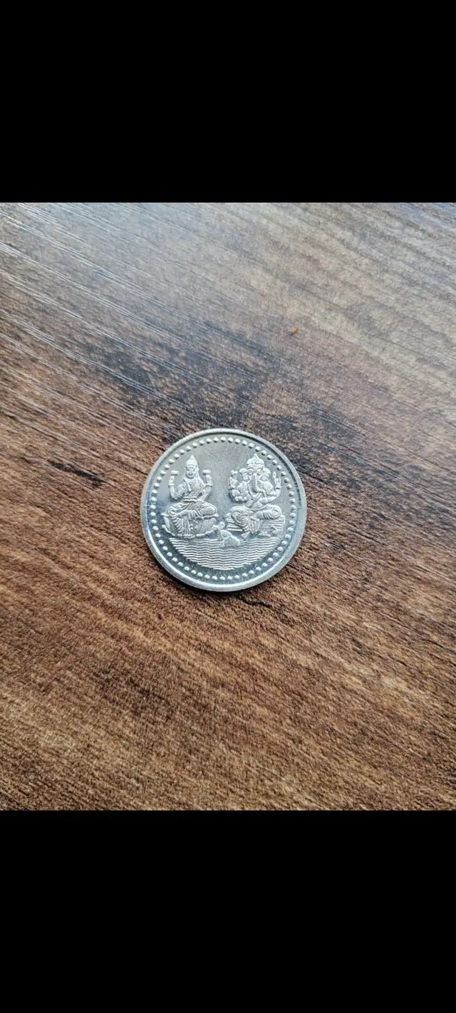 Silver coin-5grams- $10-999 pure silver coin value $15 apx.