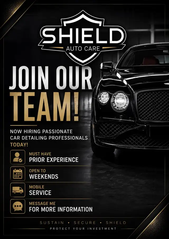 Hiring Detailers!
