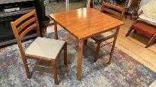 Mid century. TEAK TECK Buffet / Table de salle à manger / 2 chai - Photo 2