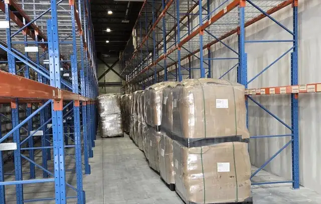 USED 25 ft tall Redirack Pallet Racking warehouse storage rack