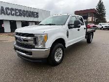 2017 FORD F-350 XLT FLAT DECK LOW KM/ AS LOW AS 402 B/W @8.99 60