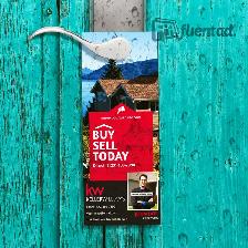 Custom Door Hangers | 1000 qty | 3.5'x8.5' | $159 Free Delivery! - Photo 3