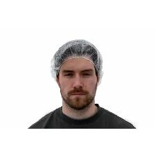 Medsup 21' White Polypropylene Bouffant Cap - 1000pcs