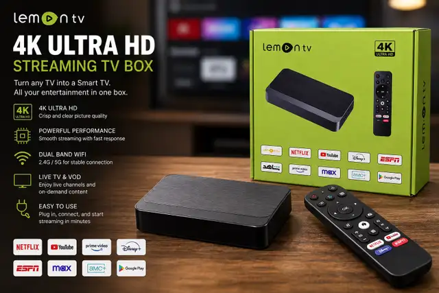 LEMON TV ANDROID BOX
