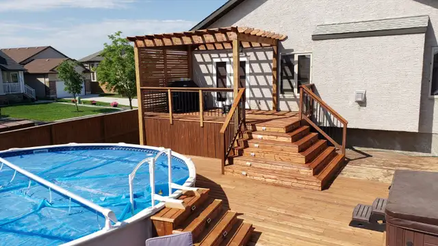 Deck and fence construction