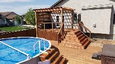 Deck and fence construction