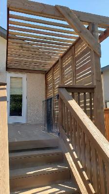 Deck and fence construction - Photo 3